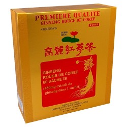 Ginseng rouge de Corée boite de 60 sachets de granulés de Paris Lotus