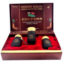 Ginseng de Corée coffret de 3 bouteilles d'extrait pur